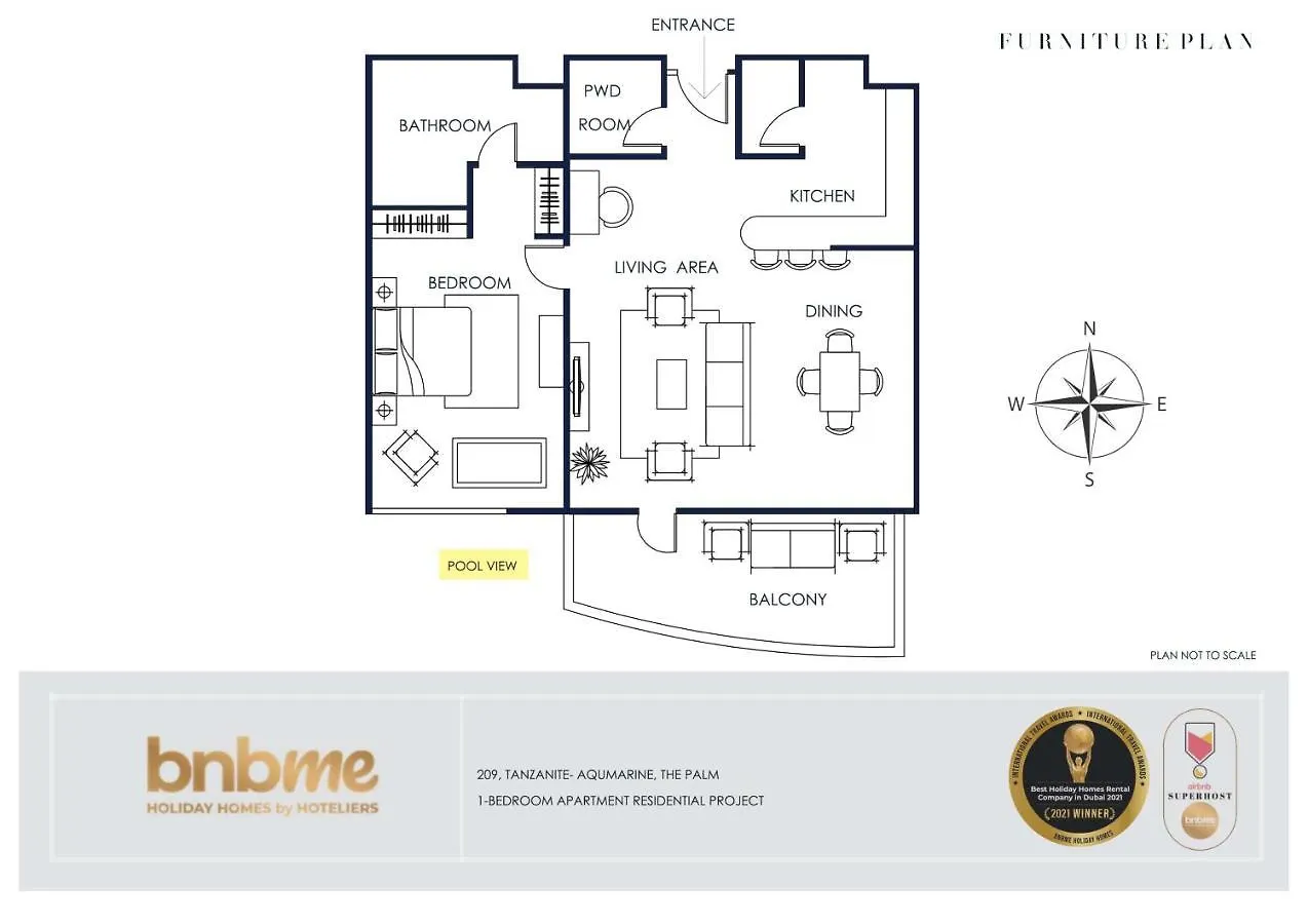 Bnbmehomes - Private Beach, Infinity Pool, Beach Club At Andaaz -402 Dubai United Arab Emirates